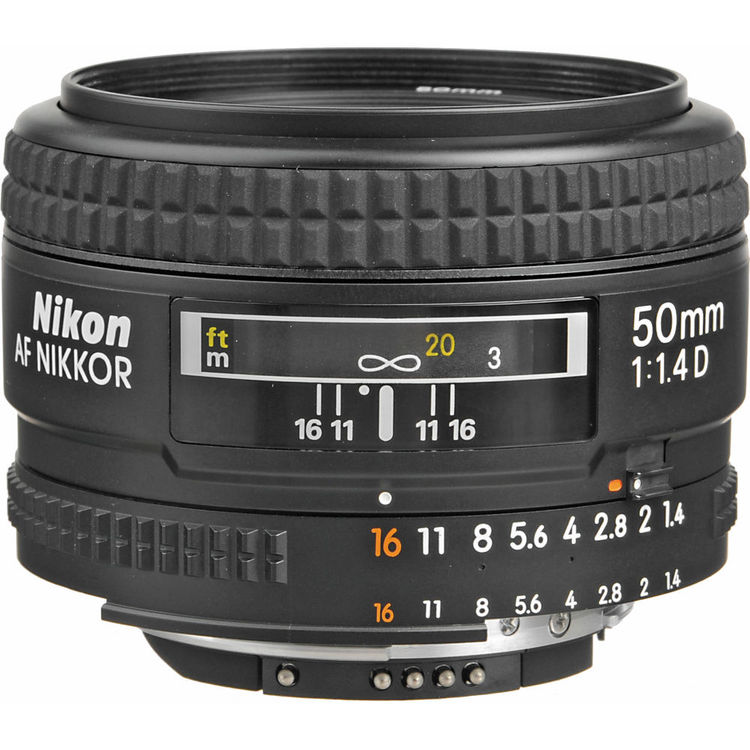 Nikon AF NIKKOR 50mm f/1.4D - 2 Year Warranty - Next Day Delivery