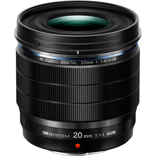 Olympus OM SYSTEM M&#46;Zuiko Digital ED 20mm f&#47;1&#46;4 PRO &#45; 2 Year Warranty &#45; Next Day Delivery