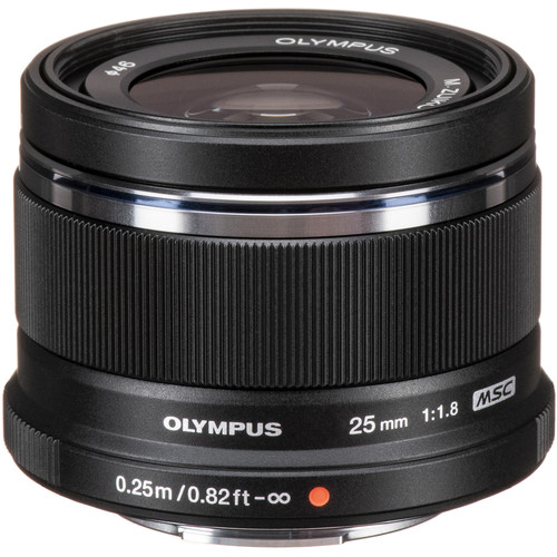 Olympus M&#46;Zuiko Digital 25mm f&#47;1&#46;8 Lens &#40;Black&#41; &#45; 2 Year Warranty &#45; Next Day Delivery