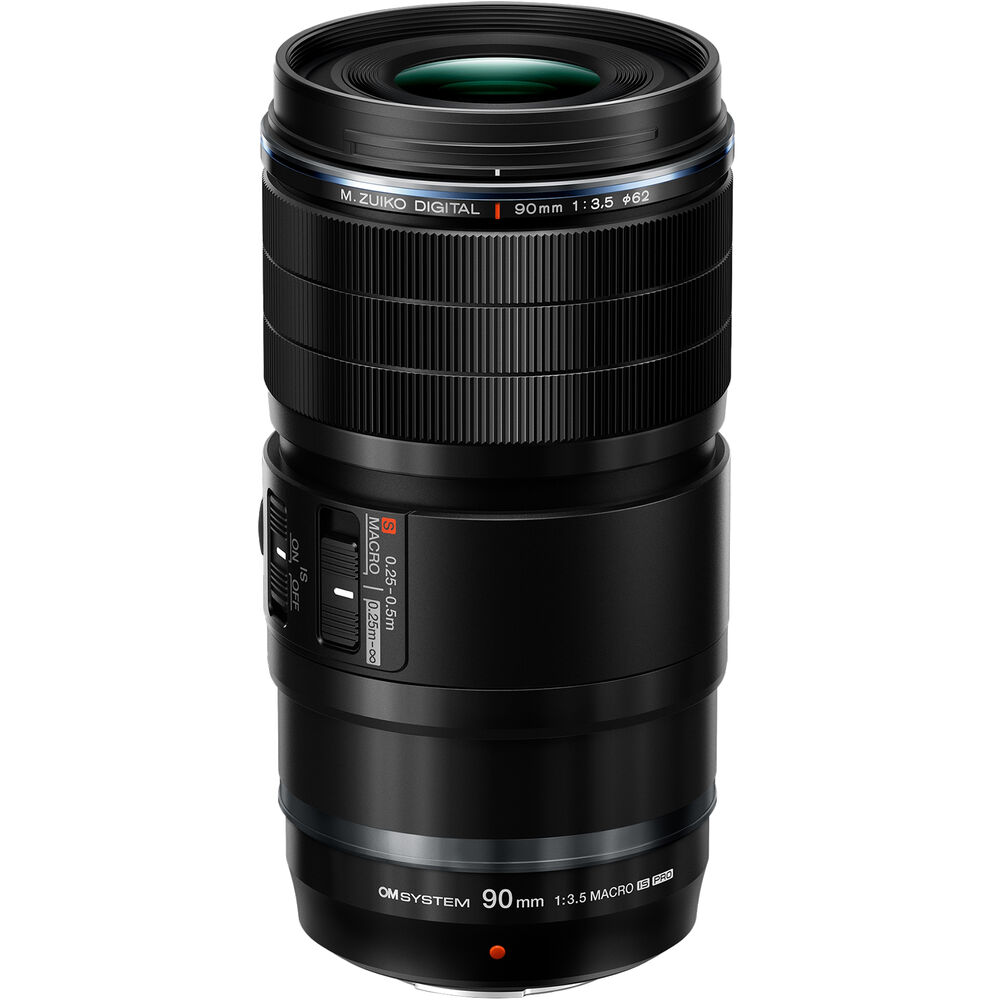 Olympus OM SYSTEM M&#46;Zuiko Digital ED 90mm f&#47;3&#46;5 Macro IS PRO Lens &#45; 2 Year Warranty &#45; Next Day Delivery