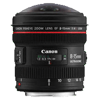 Canon EF 8-15mm f/4L Fisheye USM