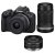 Canon EOS R50 Mirrorless Digital Camera with RF-S 18-45mm, RF-S 55-210mm and RF 50mm f1.8 STM Lenses - 2 Year Warranty - Next Day Delivery