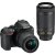 Nikon D5600 18-55mm AF-P VR with 70-300mm DX AF-P VR Lens Kit - 2 Year Warranty - Next Day Delivery