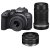 Canon EOS R10 Mirrorless Digital Camera with RF-S 18-45mm, RF-S 55-210mm and RF 50mm f1.8 STM Lenses - 2 Year Warranty - Next Day Delivery