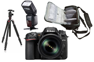 Nikon D7500 + 18-105mm + Bag + Flash + Tripod - 2 Year Warranty - Next Day Delivery